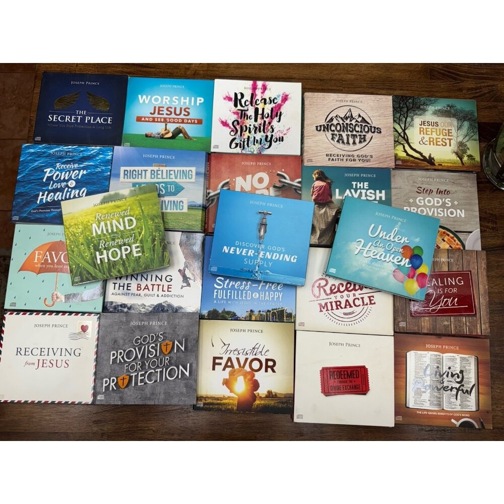 Joseph Prince Lot of  23 Audio books on CD Ministries Christian Self Help God